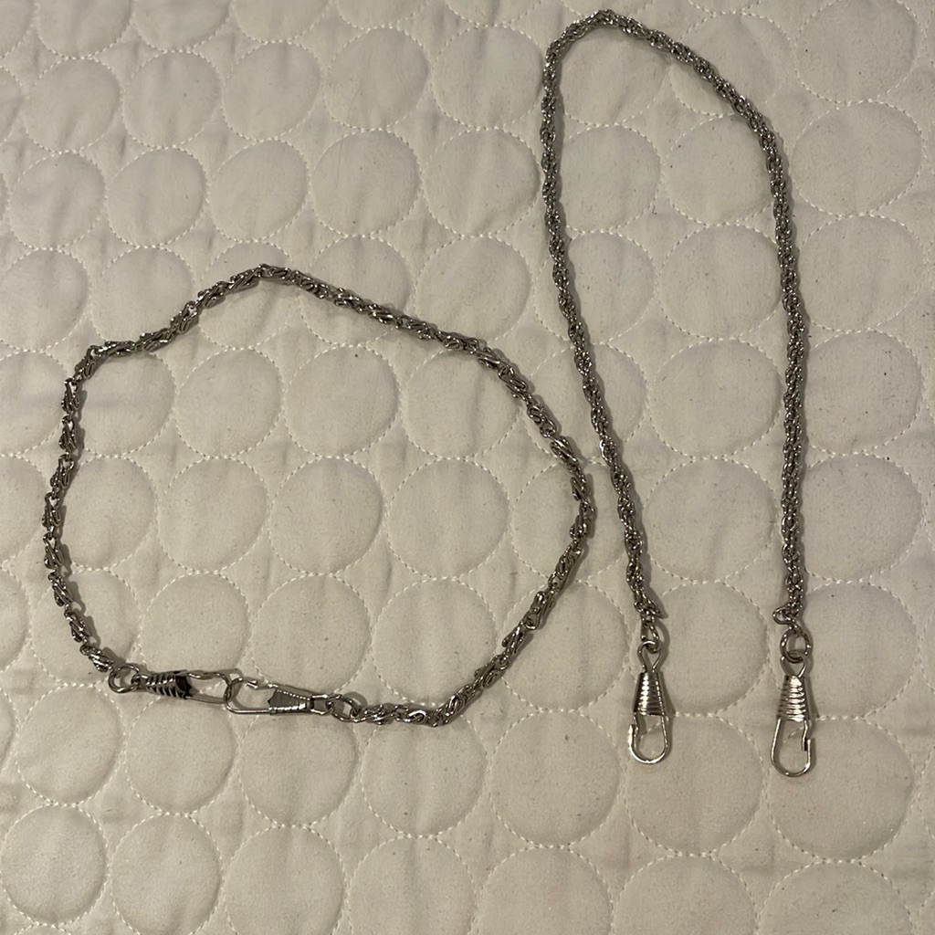 Two Silver Color Bag Straps Bag Attachments Bundle Of Two Straps Y2k Two Silver Color Bag Straps Bag Attachments Bundle Of Two Straps Y2k